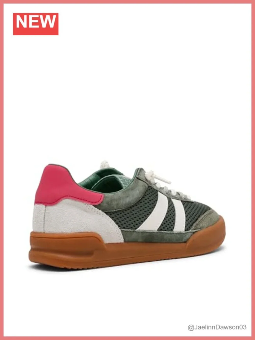 Women's Fashion Sneakers Suede Mesh Lace-Up Round Toe Low Top